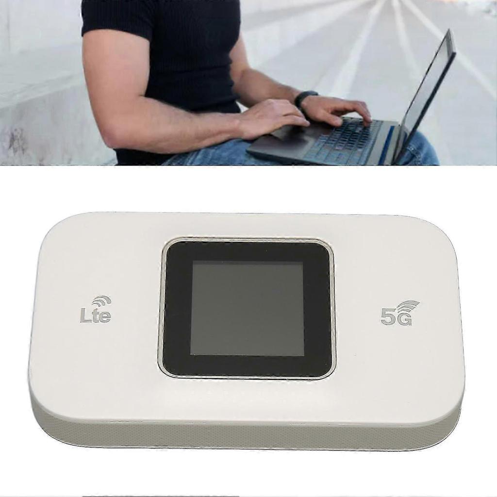Portable Router 5G Mobile WiFi Hotspot Equipped with SIM Card Slot Support for Ten Devices for Windows Linux Connectivity Travel Essential
