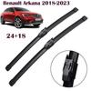 24"+18" Frameless Beam Wiper Blades for Renault Arkana / Captur II / Clio V / Megane IV / Talisman