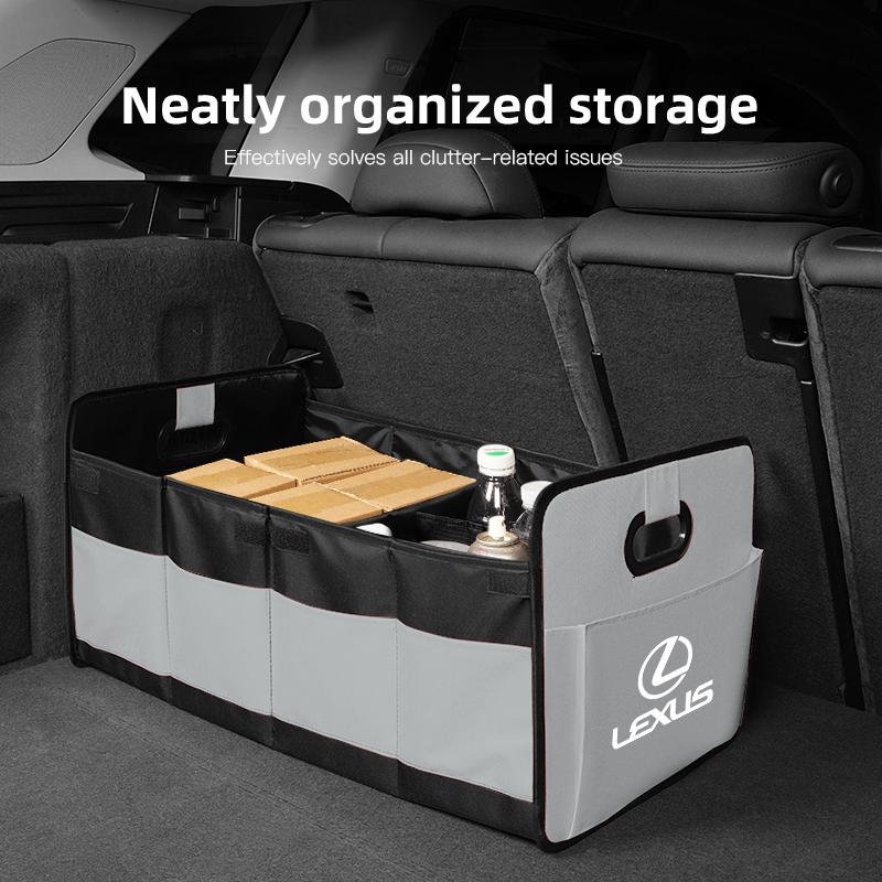 Large Capacity Foldable Car Trunk Storage Box For Lexus F SPORT GS GX IS LS LX CT LC RC LBX NX RX 350h ES UX 300e GX460 Ct200h