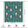 Cute Animal Shower Curtain Woodland Forest Wildlife Bathroom Decor Nature Backdrop Washable Waterproof Fabric