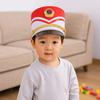 Gold Trim Strips Drum Major Master Hats Skin-friendly Soldier Top Cap Marching Band Hat  Halloween