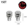 LED Bicycle Wheel Fluorescent Light Motorcycle Tire Valve Light Cover Decoration Neon Electric Car Modification Accessories