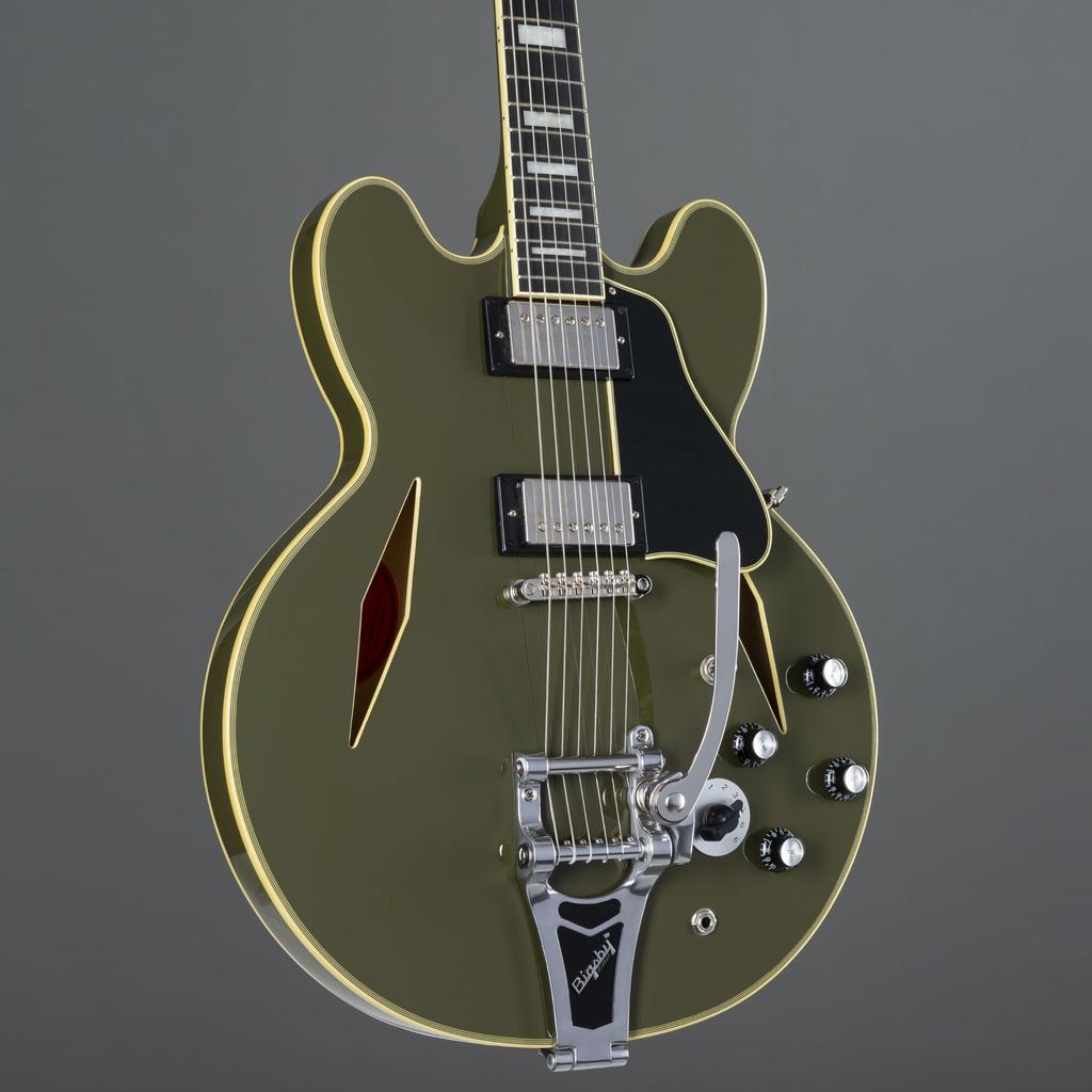 Epiphone Shinichi Ubukata Olive Drab Electric Guitar Shinichi Ikugata Signature Epiphone ES-355 Ver.02