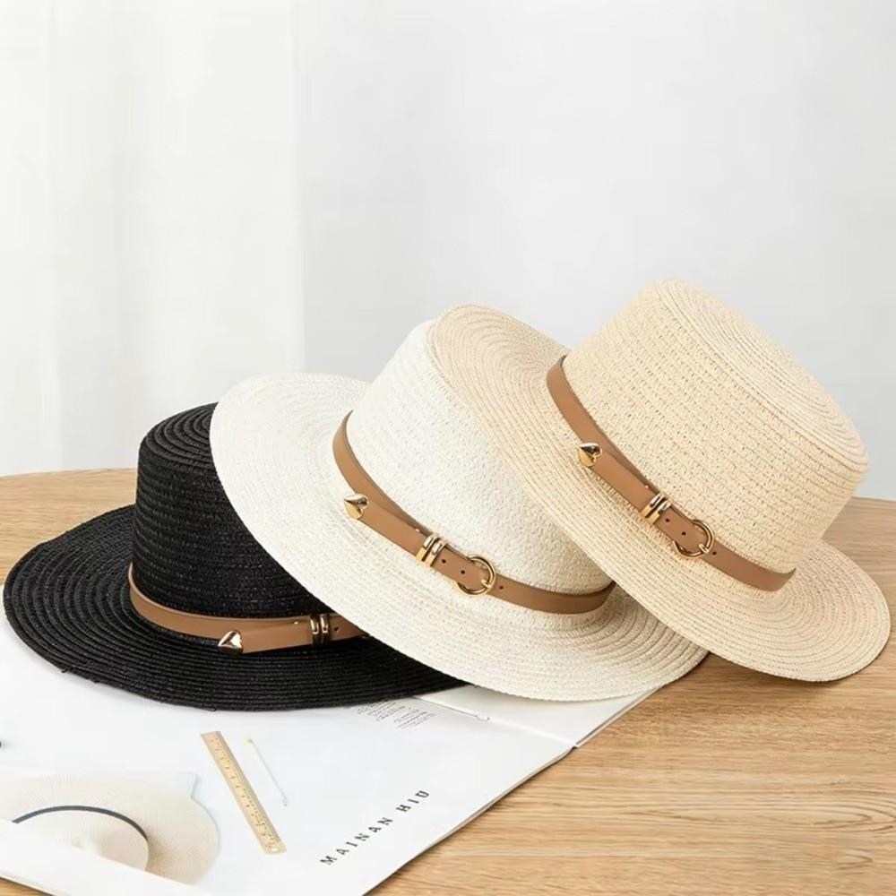 Wide-Brimmed Sun Hat Foldable Beach Hat New Straw Hat Summer