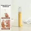 1 Piece - Convenient Toothbrush Travel Container, 2-In-1 Folding Toothbrush Set - Small And Convenient - Essential For Business