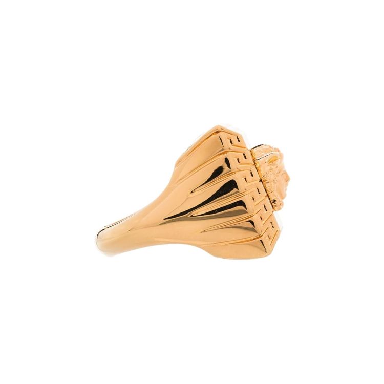 Versace Medusa Square Ring Gold Men Jewelry 1005360-1A00620-3J000