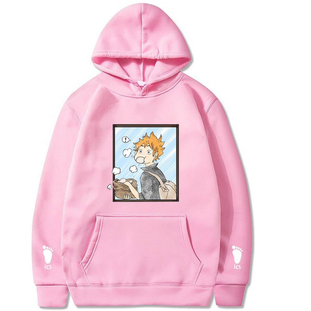 Haikyuu Fashion Hoodies Men Women Hooded Sweatshirts Fashion Casual Pullovers Autumn Boys Girls Black Streetwear Hoodie