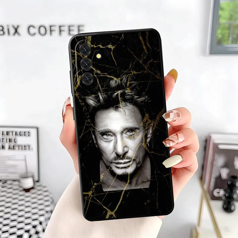 Johnny Hallyday Music Soft Phone Case for Samsung A17 A37 A57 A16 A26 A36 A56 A15 A25 A35 A55 A14 A24 A34 A54 A13 A23 A33 A53 A5