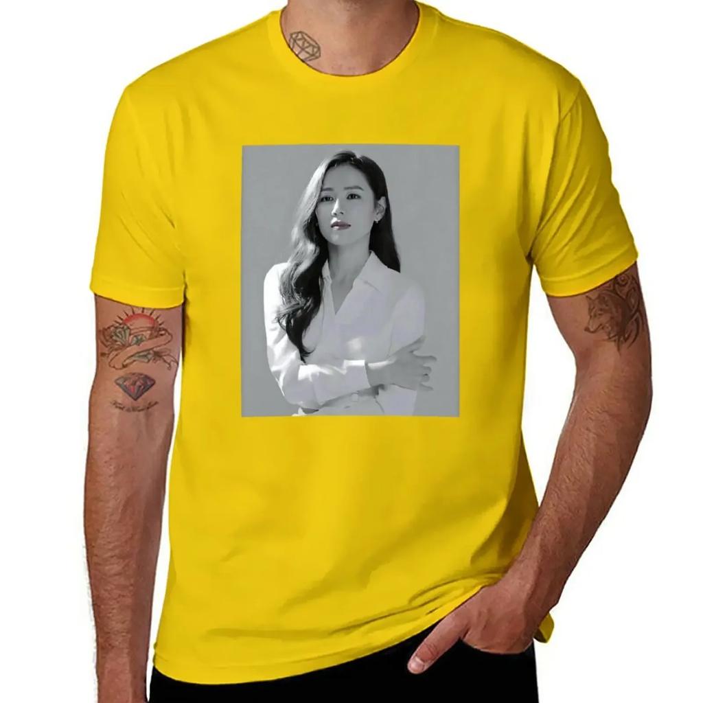 Son Ye Jin T-Shirt vintage clothes plain kawaii clothes t shirts men