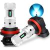 PHINLION H8 H11 Blue LED Fog Light Bulbs, 3800Lm Super Bright 12V H11LL H16 LED Fog Bulb Replacement For Car Fog And DRL Daytime Running Lights
