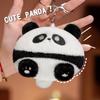 Panda Toy Plush Backpack Keychain Pendant Cartoon Animals Fill Doll Souvenir