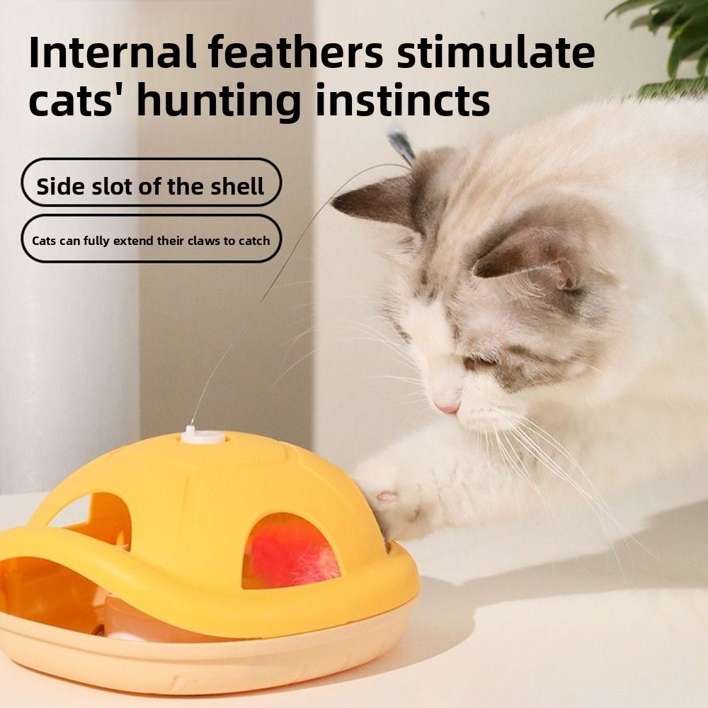 Non-slip Smart Interactive Cat Toy Self-Moving Butterfly Cat Teaser Toy  Pet Exercise
