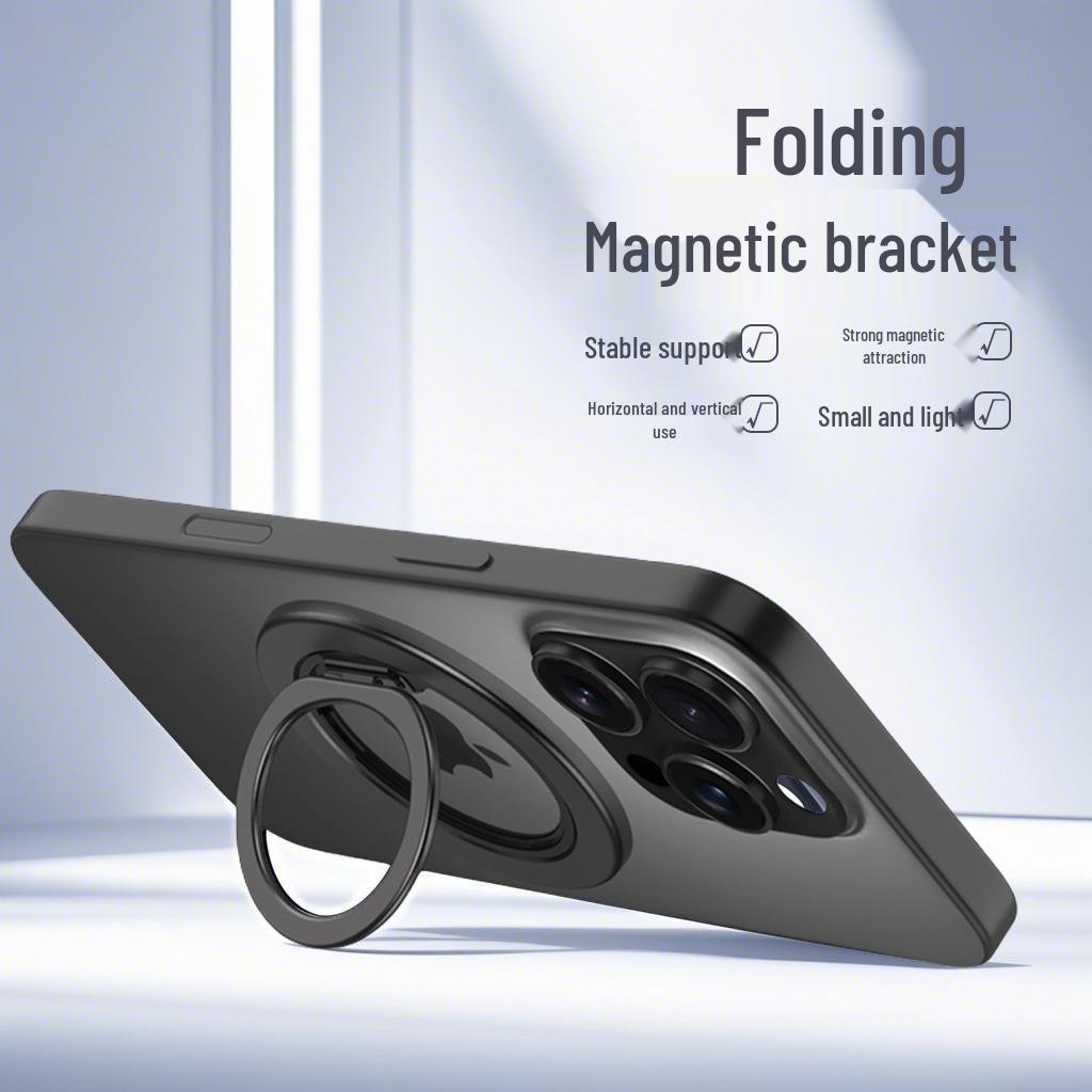 2025 Magnetic Phone Stand Holder - Zinc Alloy Ring Buckle Lazy Desktop Design
