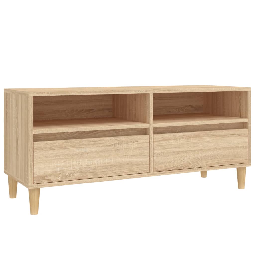 Szafka Pod Tv, Dąb Sonoma, 100X34,5X44,5 Cm