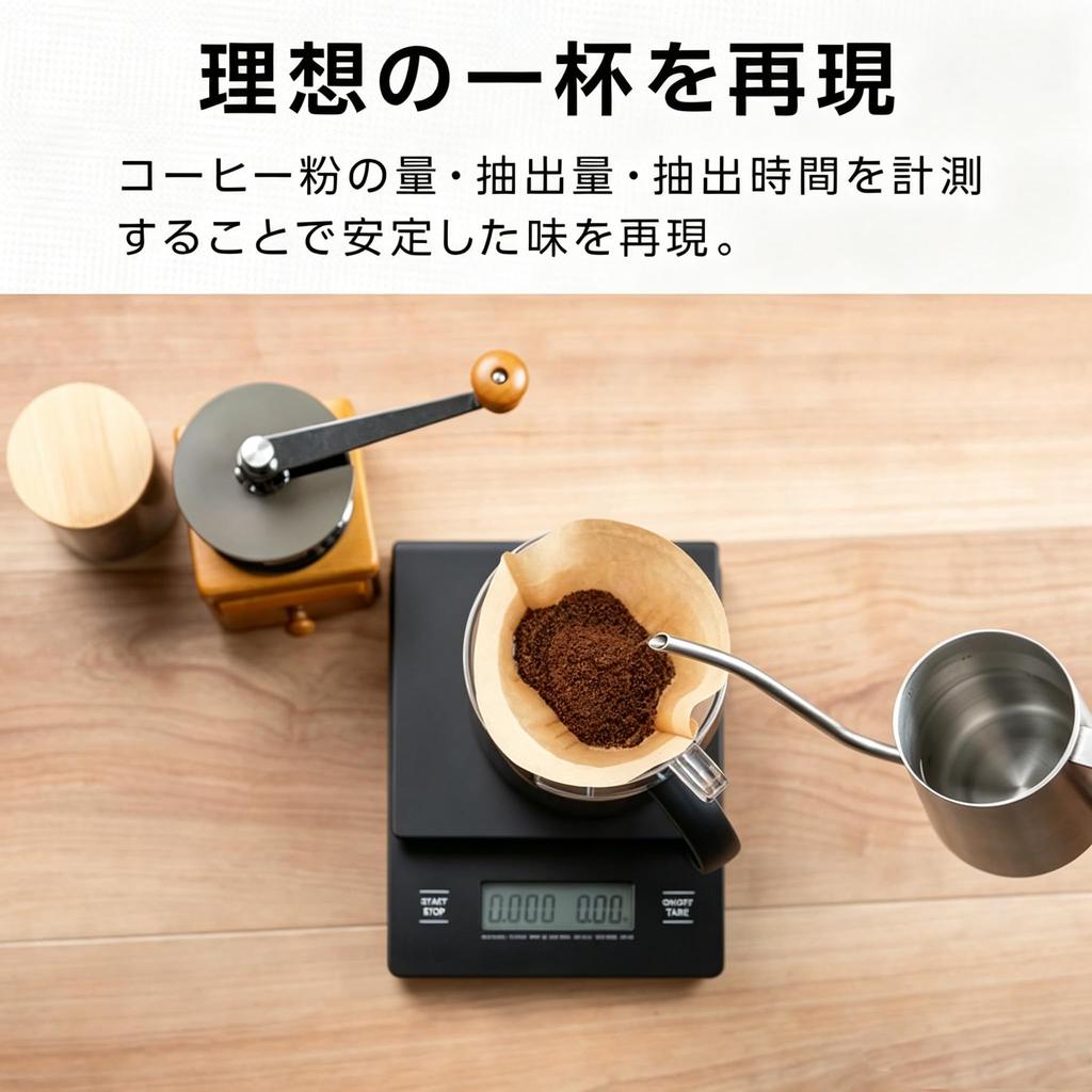 Home Handyman Drip Scale Black Coffee Scale Measuring Scale Gift Present V100