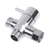 G1/2" Shower Head Diverter Valves Water Separator Adjustable Three-Way Valve For Handheld Nozzle For Faucet Bathroom Accessories Shower Diverter