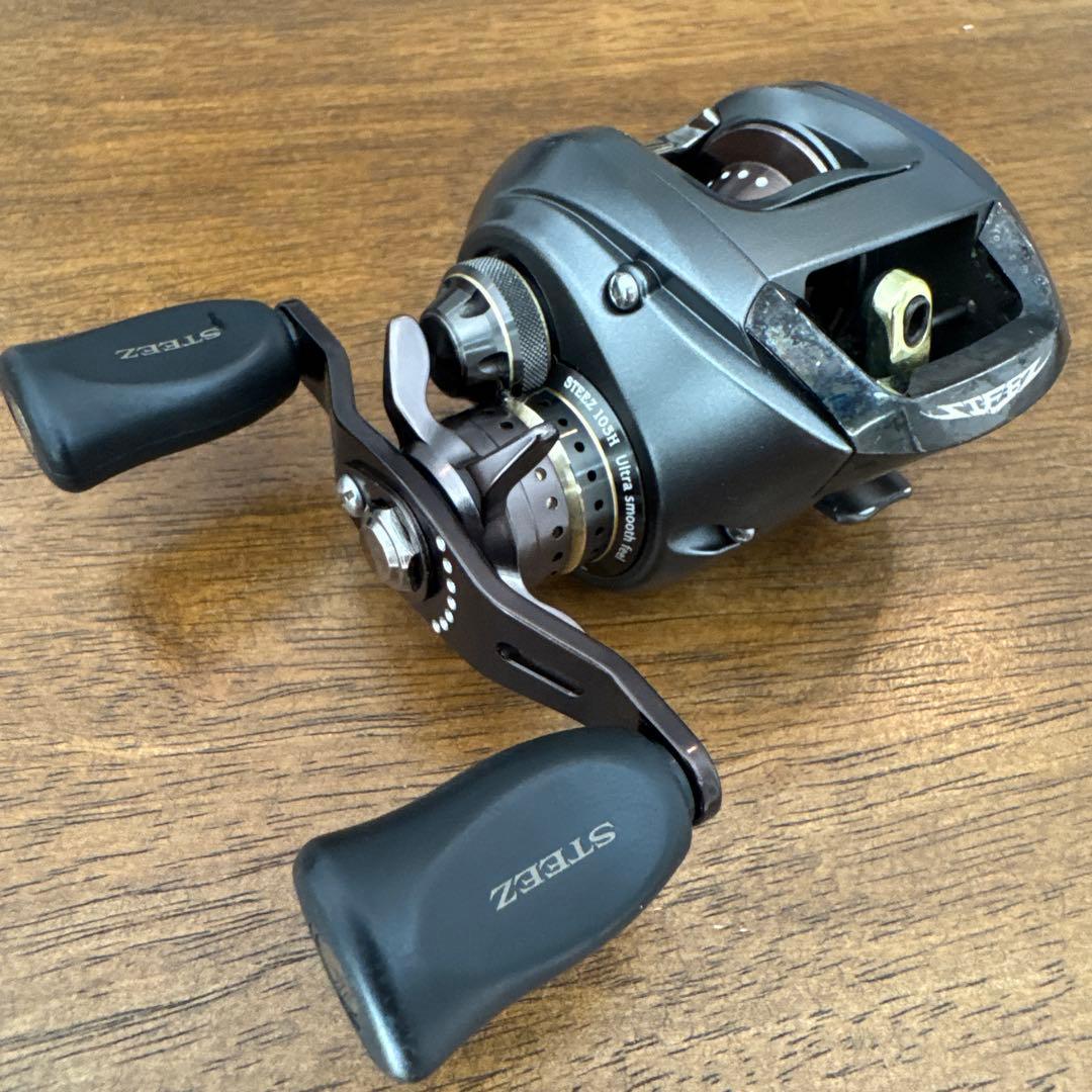 Used [Famous machine] Daiwa STEEZ 103H STEEZ DAIWA bait reel