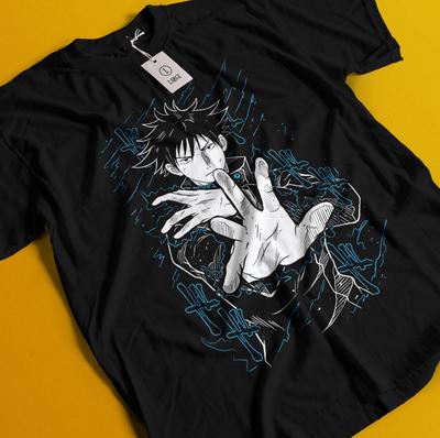 Megumi Shirt Gojo Satoru T-Shirt Jujutsu Kaisen Tshirt Toji Tee Nanami Sukuna