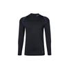 Entrenamiento Deportivo Forro Polar Secado Rápido Manga Larga Compresión Top Hombre Tops Negro 826600-011
