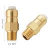 A25F-2 Pieces Thermal Release Valve For Pressure Washer Pump, 1/4 Inch NPT Thermal Relief Valve, Replacement Pump Protector