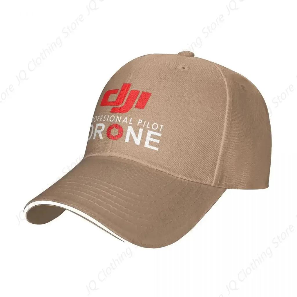 DJI Professional Pilot Drone Baseball Caps Casual Cool DJI Sandwich Cap Men Women Adjustable Dad Hat Outdoor