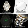 Casual Style Quartz Business Wrist Relojes 3ATM Water Resistant Stainless Steel Luminous  Watch for Men