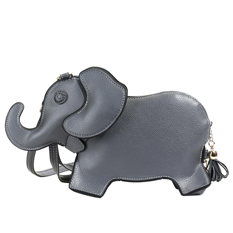 

Internet celebrity funny small bag 2025 new Korean version niche design ins cartoon, girl versatile shoulder messenger bag сірий колір