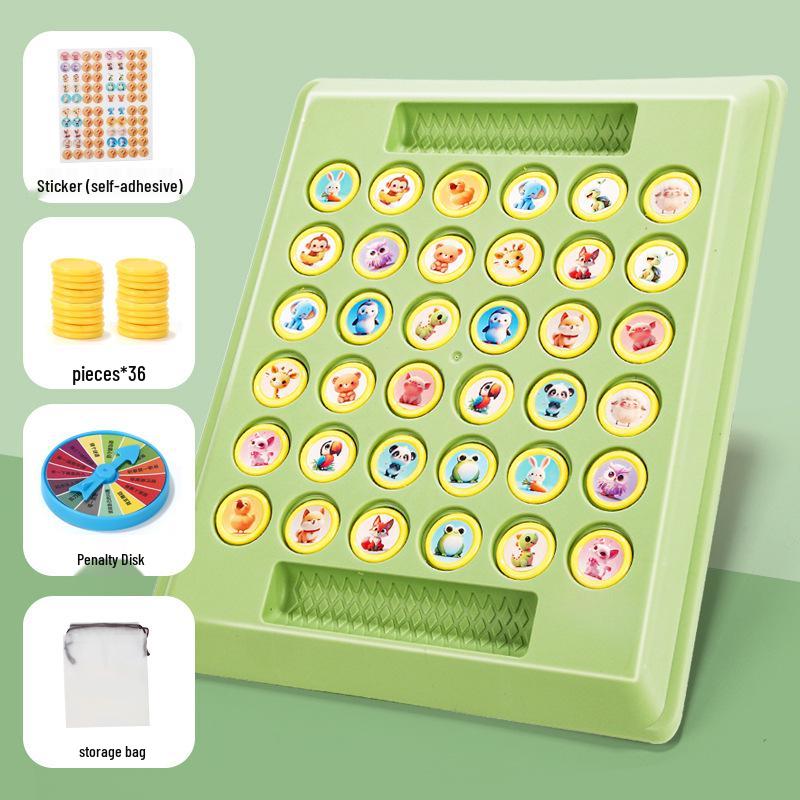 Cross-Border Kids' Two-Player Flip Chess: An Educational, Logic-Boosting Parent-Child Tabletop Game