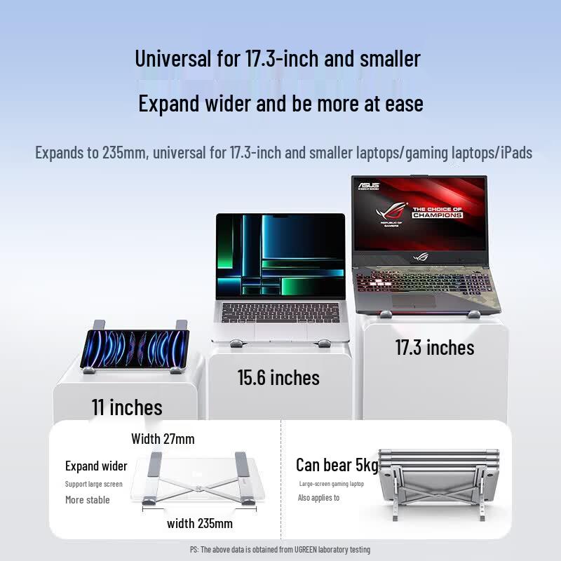 Ugreen X-Type Aluminum Alloy Foldable Laptop Stand