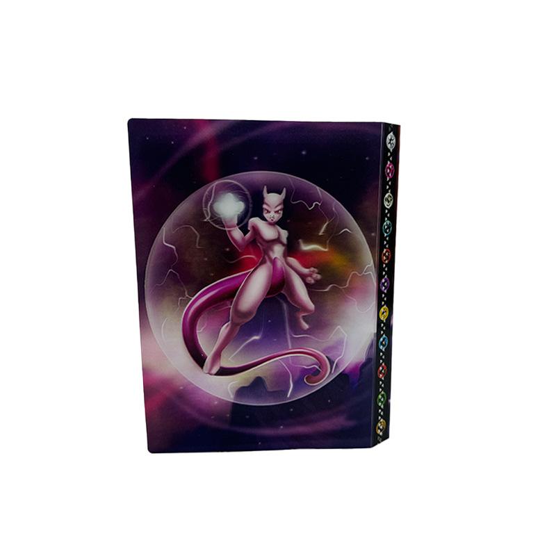 Nuovo Album Carte Gioco Pokémon Album Custodia Carte Pokémon Griglia 4 Quadrati Album Raccolta Carte Pokémon 3D