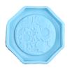 For Creative New Year Totem Coaster UV Crystal Epoxy Resin Mold Cup Mat Pad Silicone Mould DIY Crafts Home Decoration Mo