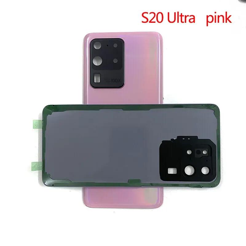 Back Cover For Samsung Galaxy S20 Ultra S20U G988 Battery Cover Housing Glass Cover Back Rear Case