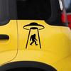 Einhorn Auto wasserfester selbstklebender Aufkleber, Bigfoot Auto Stil Dekoration, UFO, Loch Ness, Yajalop