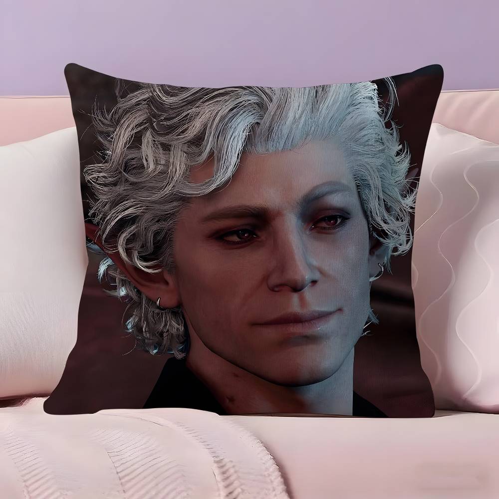 

Baldurs Gate 3 Наволочка Астарион Наволочка Сверхмягкая Приятная к коже Ткань Комфорт как облако и Скрытая молния 12x12Inch