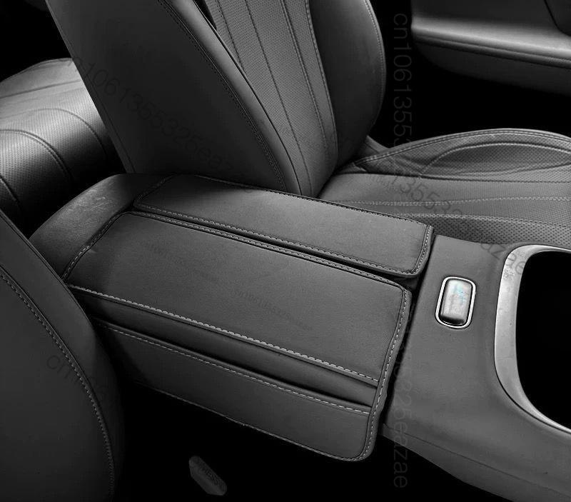 Armrest Box Protective Cover For GAC AION UT 2025 2026 Microfiber Leather Car Armrest Cover Center Console Armrest