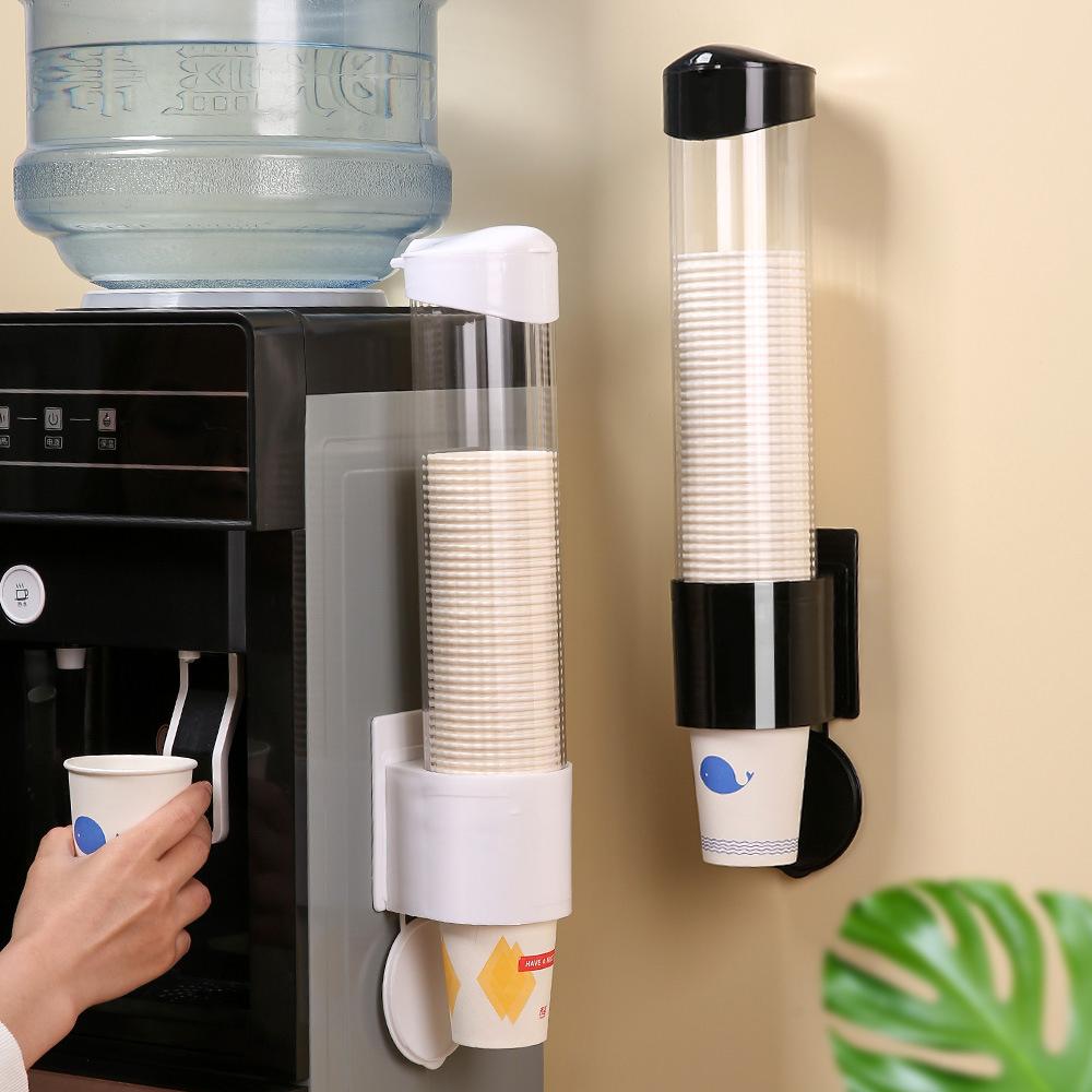 2025 New Dispenser Automatically Drop Cup Remover Disposable Cup Plastic Cup Paper Dust Storage Rack