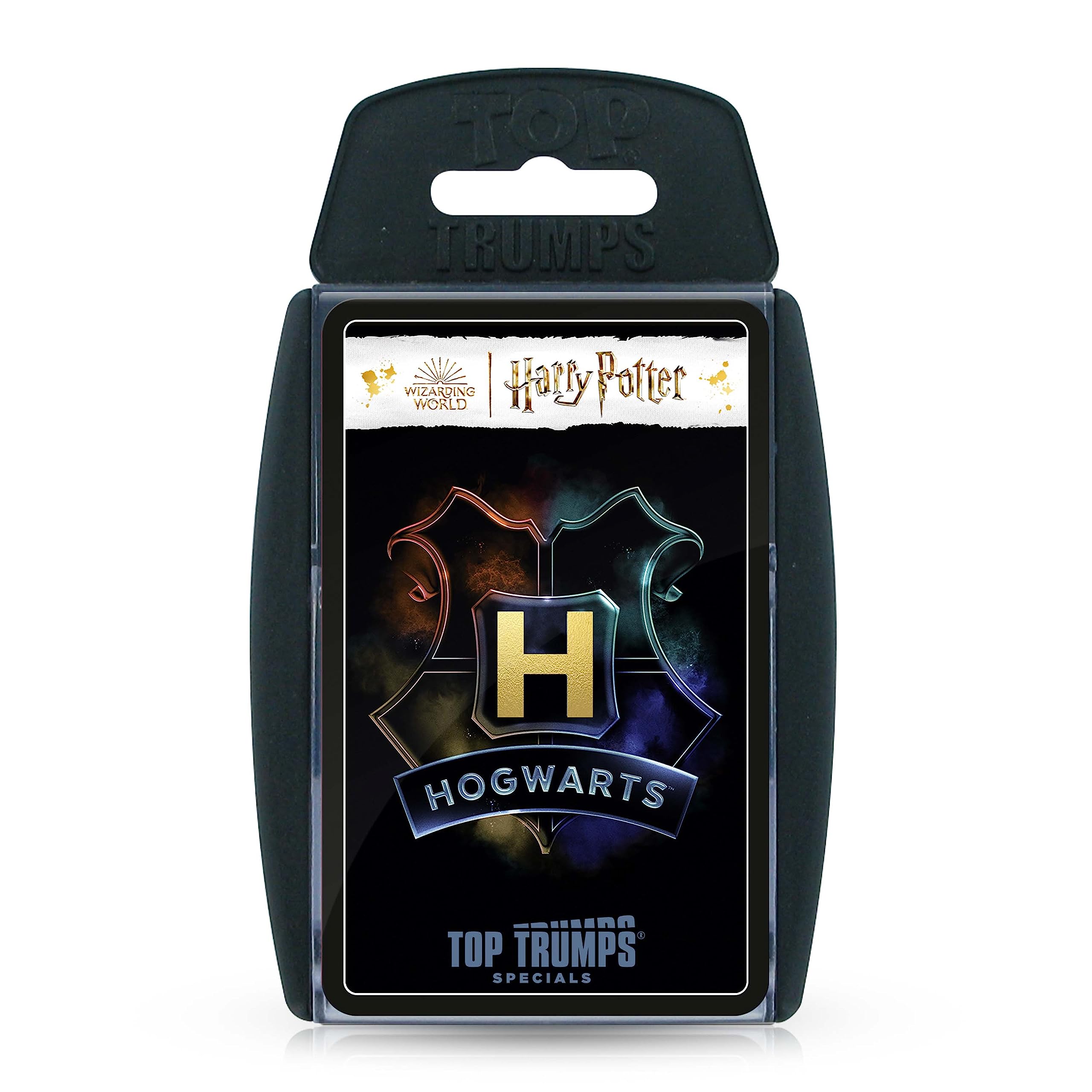 

Карточные игры Harry Potter Heroes of Hogwarts Top Trumps Официально лицензированный товар С участием ваших любимых волшебников Дамблдора и других Веселье для всей чёрный