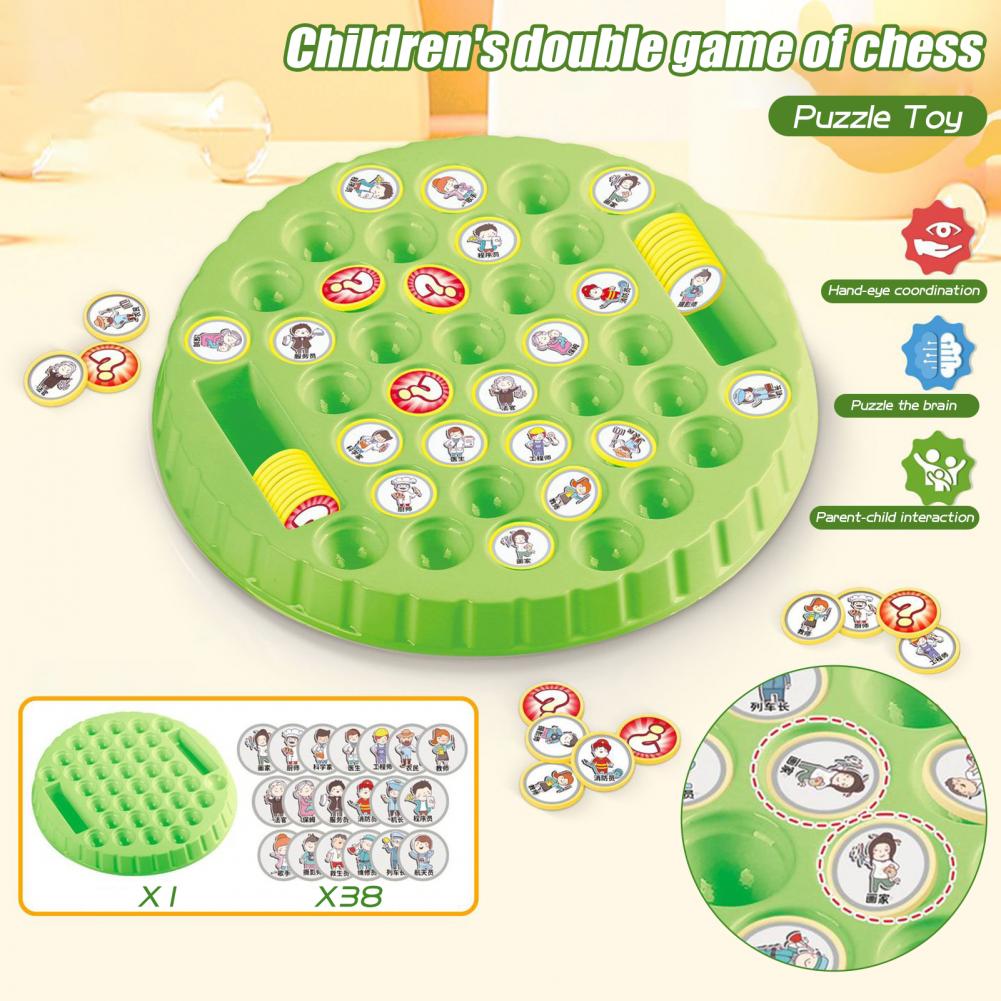 Memory-enhancing Game Educational Memory Challenge Toy for Toddlers Vehicle Career Chess Matching Board Game for Focus Training