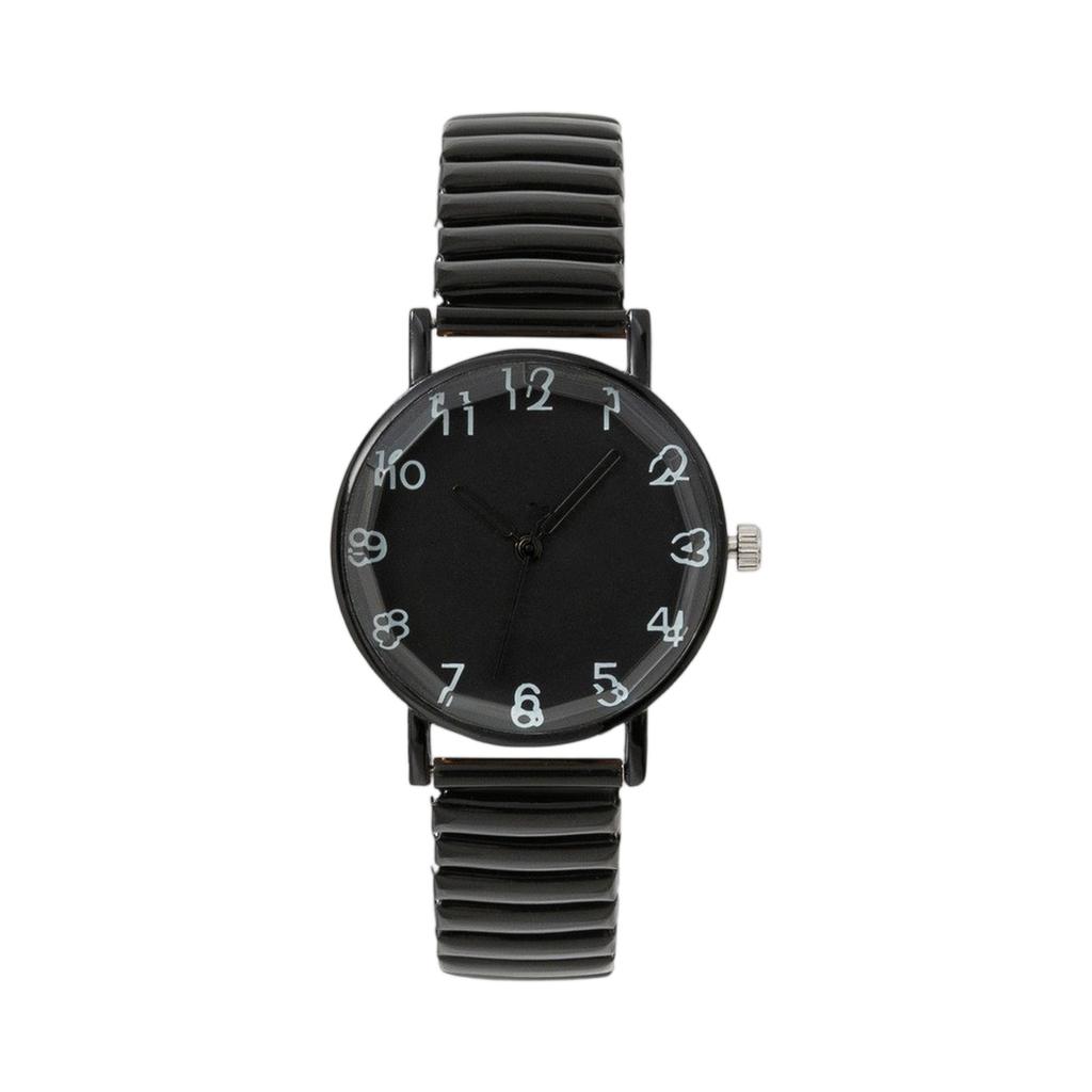 Elastic Strap Women's Watch Fashion Casual Quartz Student Digital Dial Versatile Wristwatch Dropshipping Reloj Mujer