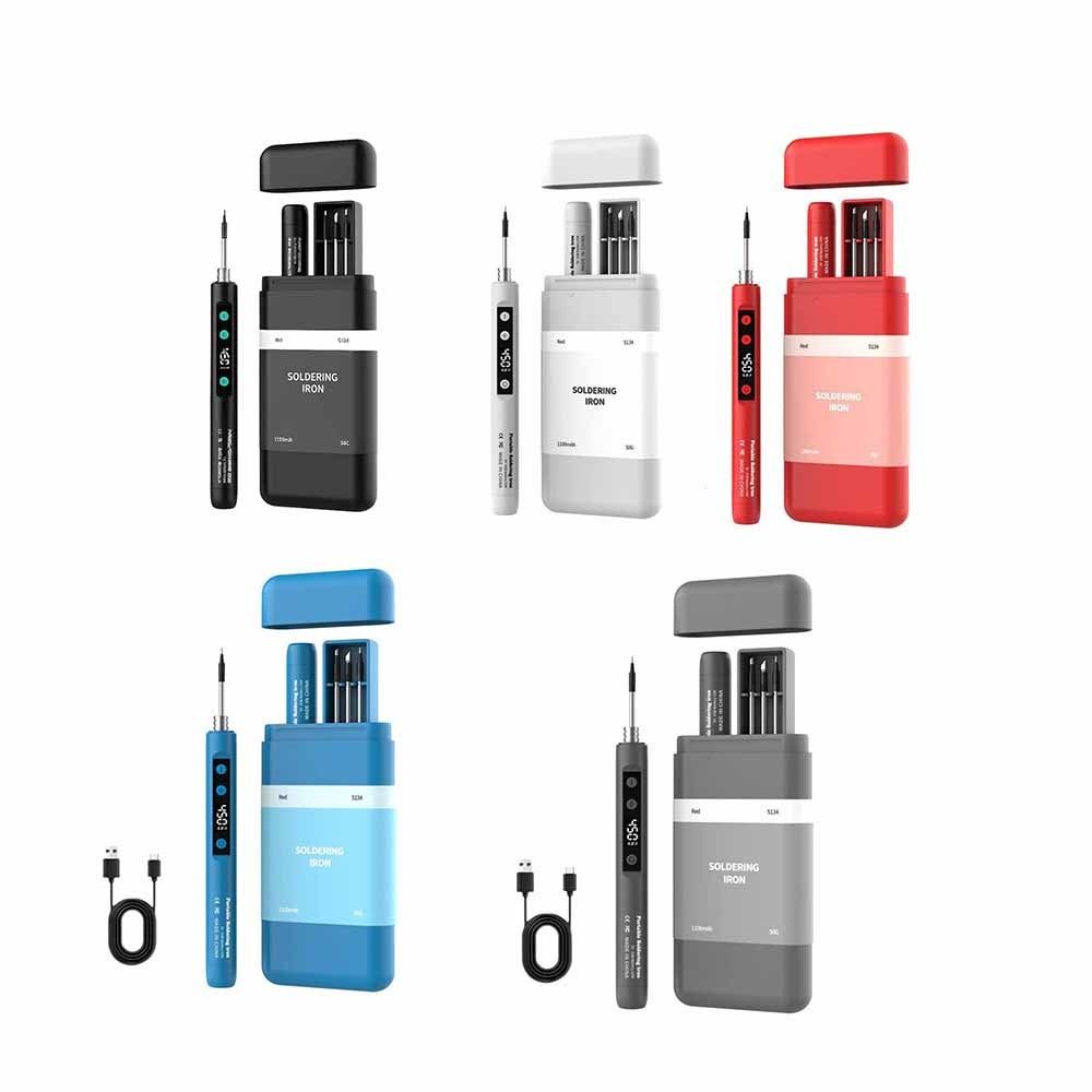 Speed Heating Electric Iron Solder Adjustable Temperature Welding Tool Kit Pen Electronics Repair