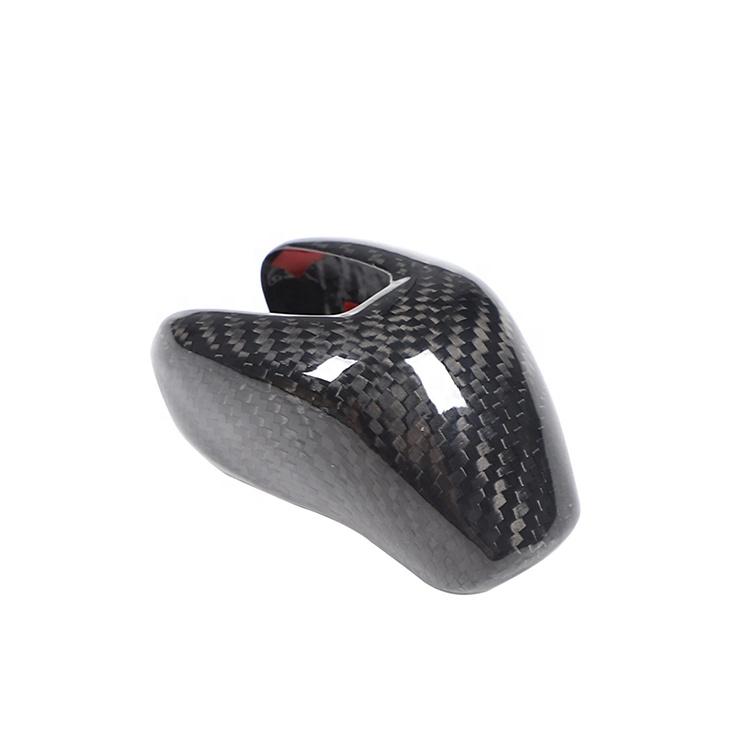 For Nissan Altima 2013-2016 Carbon Fiber Engine Decorative Trim Gear Shift Knob Cover Interior Trim Black Lightweight