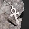 Vintage Ankh Cross Key of Life Necklace Egyptian Jewelry Eye of Horus Amulet Pendant for Men Fashion Gifts