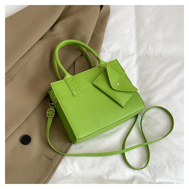 Simple Contrast Color Casual Commuting Large Capacity Fashion Design Crossbody Handbag Small Square Bag For Women