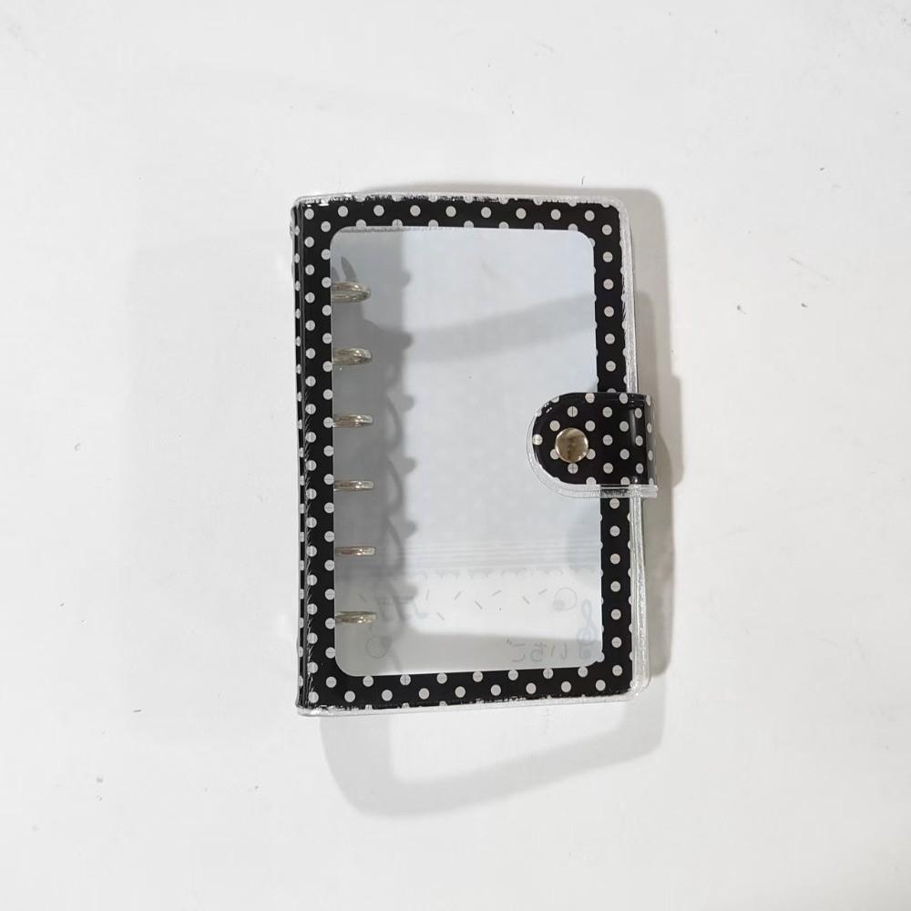 Clear Polka Dot Clear Binder PVC Loose-Leaf Notebook Cover  Kpop Photocard Collection