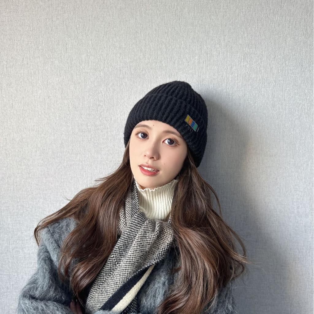 Autumn and Winter Hats for Women's New Korean Knitted Hats Versatile Warm Ear Protection and Thickened Fashionable Wool Hats