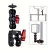 A Versatile Super Clamp with a Universal Aluminum Alloy  Featuring 1/4" And 3/8" Screw Holes Suitable for GPS Devices Phone Mounts And Action Cameras
