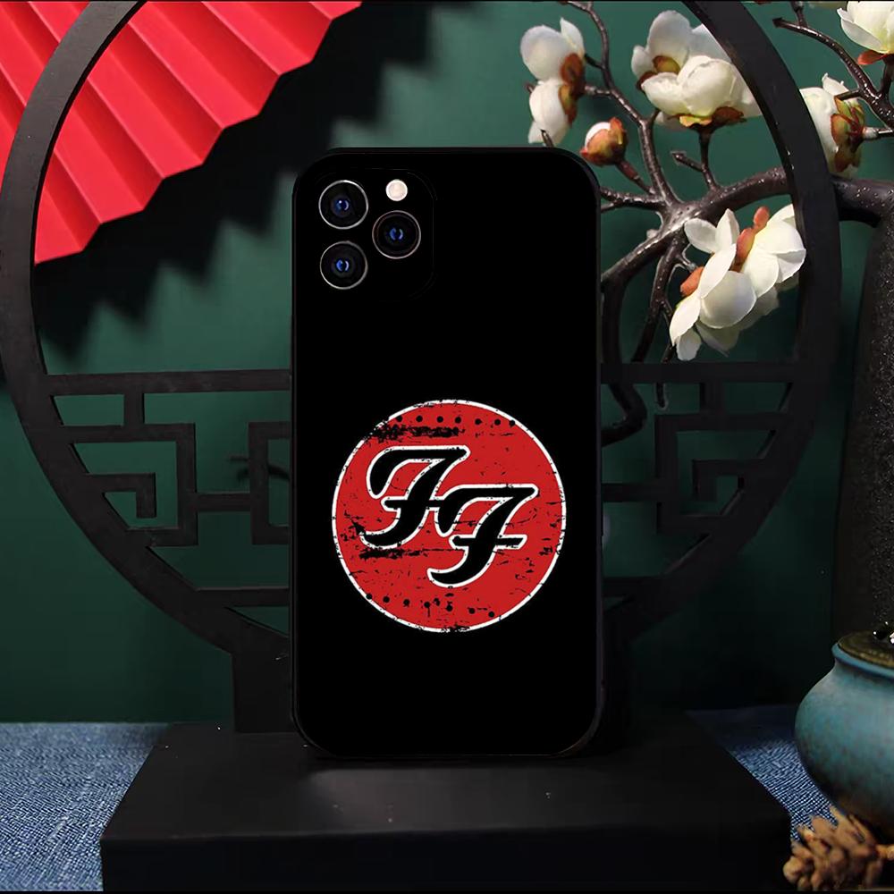 F-Foo F-Fighters Band Phone Case For IPhone 17 Pro Max 16 15 14 Pro Max 13 11 X Xs Xr 8 7Plus Silicone Cover