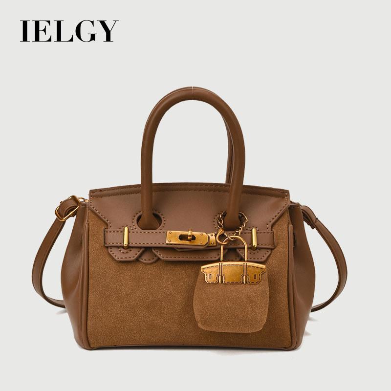 IELGY Ladies Messenger Bag Autumn Winter Retro Merad Brown Bag
