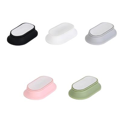 1Pair Adhesive Magnetic Remote Control Holder Silicone Wall Mount for TV and Device Organization