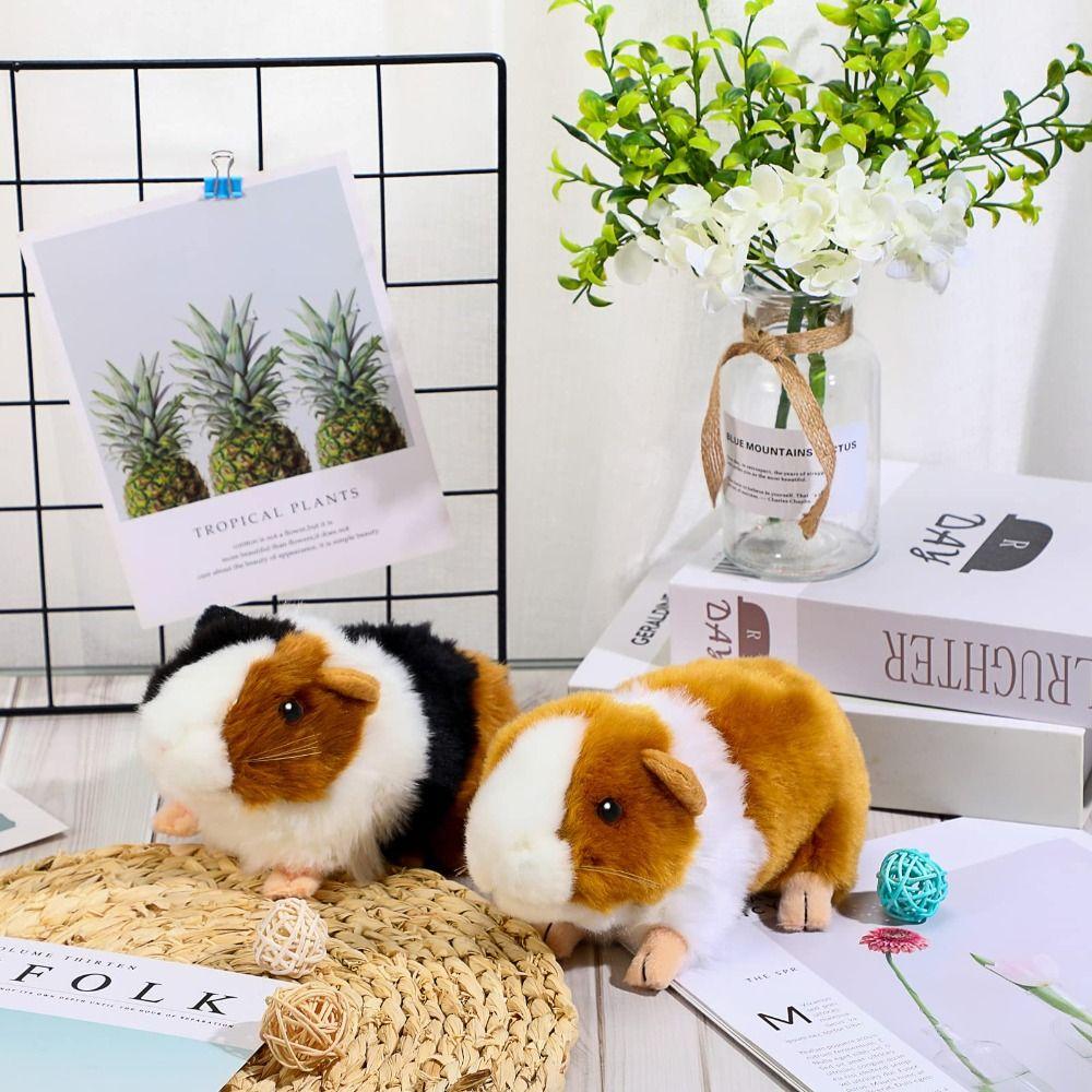 Simulation Guinea Pig Stuffed Cute Dolls Hamster Doll Cartoon Plush Mouse Dolls  Children Gift